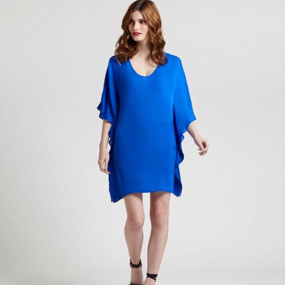 MARIE OLIVER CAFTAN DRESS IN BLUE